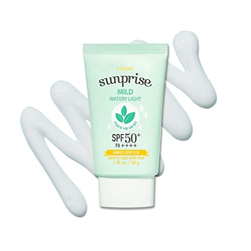 etude sunprise mild weightless watery light texture spf50+/pa+...