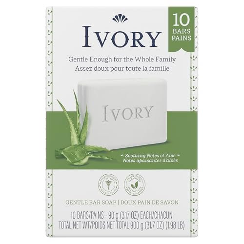 ivory bar soap aloe scent, 3.17 ounce