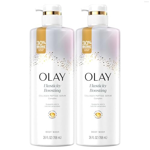 olay body wash for women, elasticity boosting, collagen peptid...