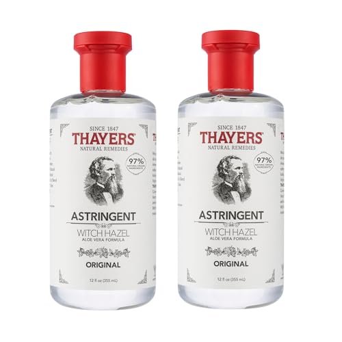 thayers original witch hazel astringent with aloe vera, 12 oz