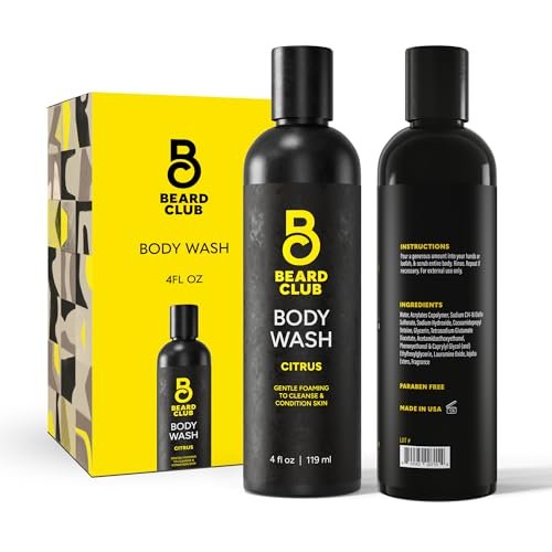 the beard club fresh water body wash: invigorating all in one...