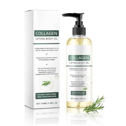 kcalina collagen oil, collagen lifting body oil for firming &...