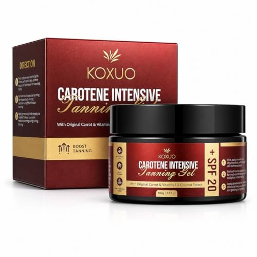 carotene tanning gel for deep natural tan – tanning accelerato...