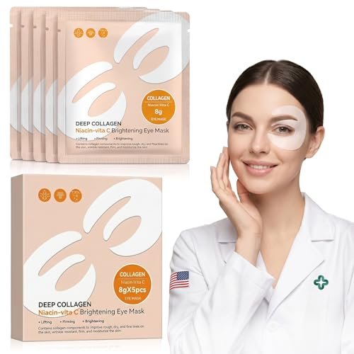 under eye patches,collagen eye patches for puffy eyes & dark c...