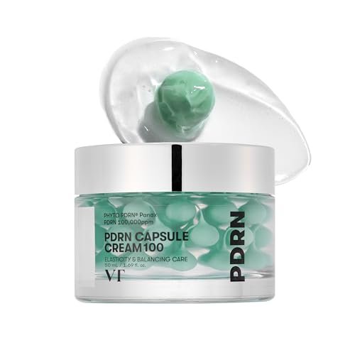 vt cosmetics pdrn capsule cream 100, hydrating face moisturize...
