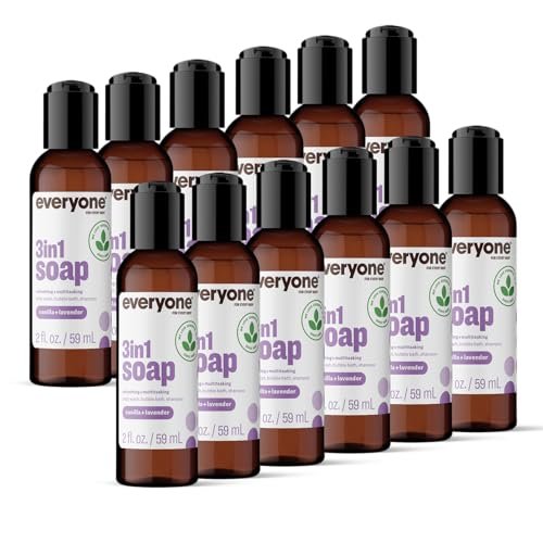 everyone 3 in 1 soap body wash, bubble bath, shampoo, travel s...