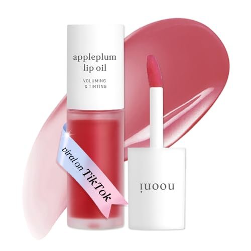 nooni korean lip oil appleplum | long lasting, moisturizing,...