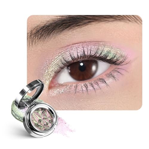 charmacy multichrome glitter eyeshadow, intense color shifting...