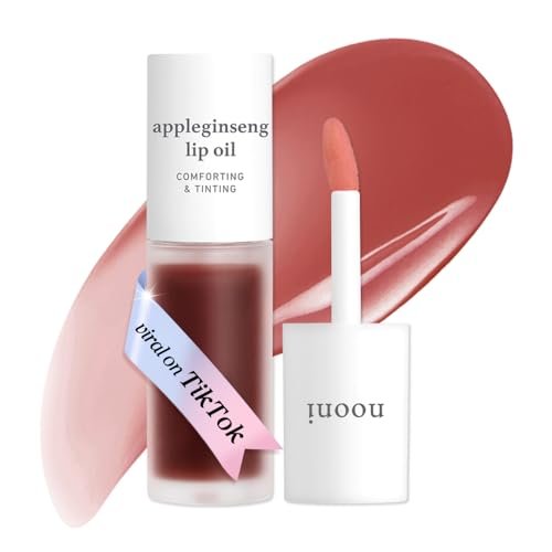 nooni korean lip oil appleginseng | lip stain, long lasting,...