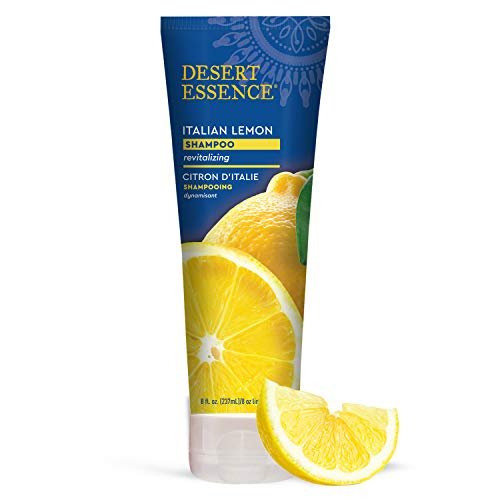 desert essence italian lemon clarifying shampoo with lemon pee...