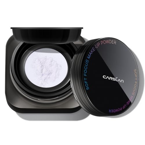 carslan 1.0 soft focus loose setting powder, waterproof, matte...