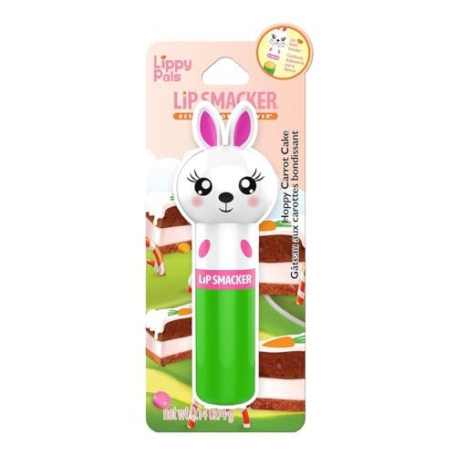 lip smacker lip balm, bunny hoppy carrot cake, 0.14 ounce