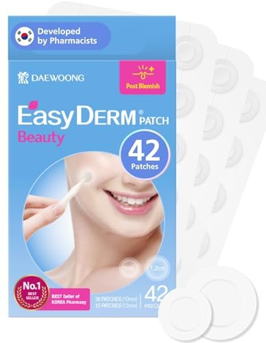 easyderm beauty patch 100% hydrocolloid pimple patch for zit...