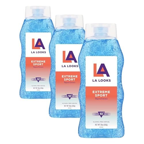 la looks styling hair gel extreme sport 20 oz hold for high pe...