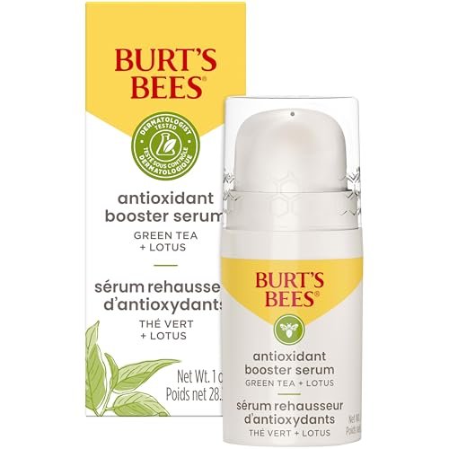 burt's bees green tea face serum, protects & improves skin ton...