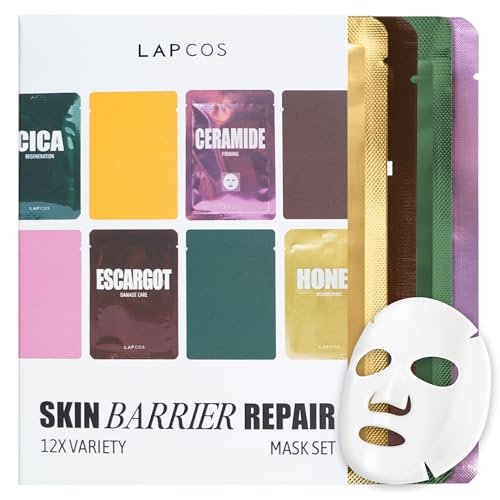 lapcos k beauty skin barrier repair sheet mask variety pack ...
