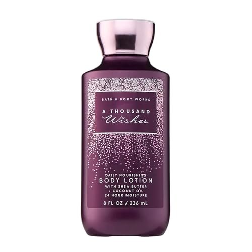 bath & body works a thousand wishes body lotion, lightweight d...