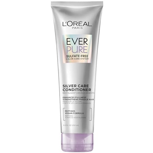 l'oreal paris everpure silver care sulfate free conditioner, b...