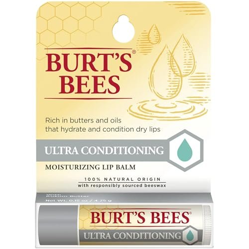 burt's bees lip balm, ultra conditioning with kokum butter, 0....