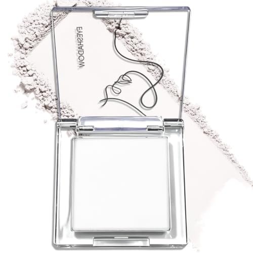 wugbc single creamy white matte eyeshadow palette compact design