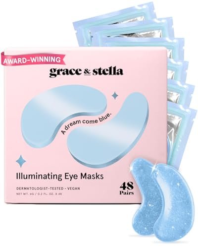 grace & stella award winning under eye mask reduce dark circle...