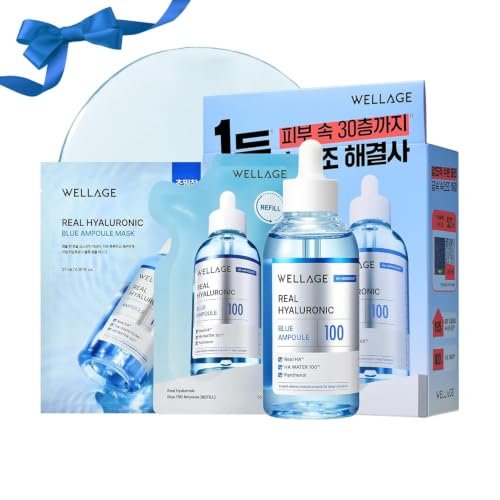 wellage real hyaluronic blue ampoule 100 3.38+2.02 fl oz)