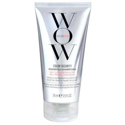 color wow color security shampoo, 2.5 fl oz – sulfate free & r...