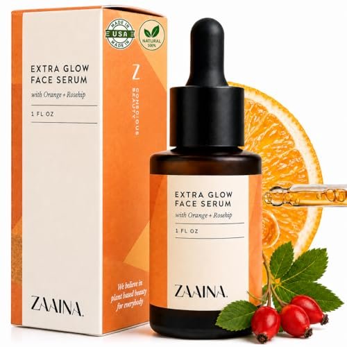 extra glow face oil serum for glowing skin – hydrating ayurved...