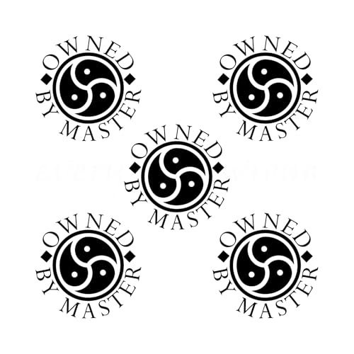 5 owned by master temporary tattoos, triskelion symbols, adult...