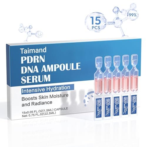 salmon dna pdrn serum for face, 99% pdrn intensive ampoule, co...