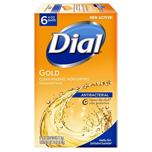 dial gold antibacterial soap six individual wrapped 4 oz bars