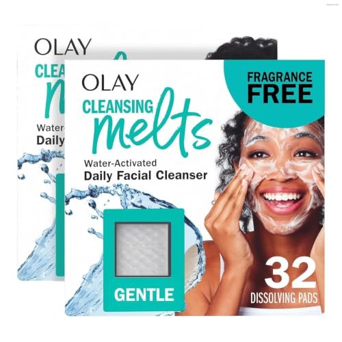 olay face wash, gentle cleansing melts, fragrance free, daily...