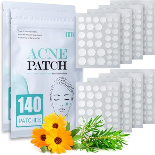 tktk pimple patch acne patch, 4 sizes 280 patches acne absorbi...