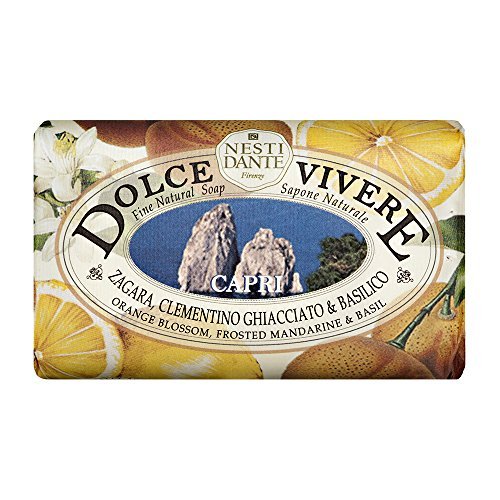 nesti dante dolce vivere italian triple milled bar soap, capri...