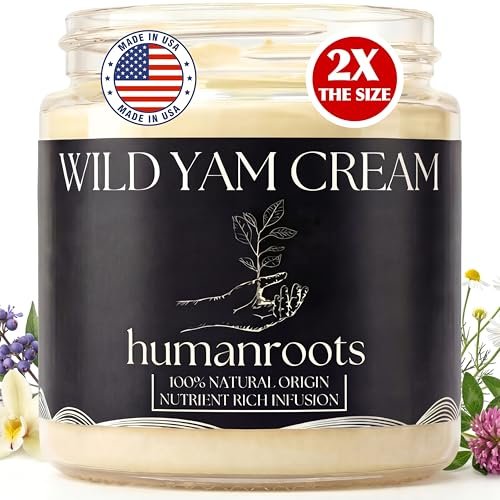 wild yam cream menopause and pms support for women, 4 oz , o...