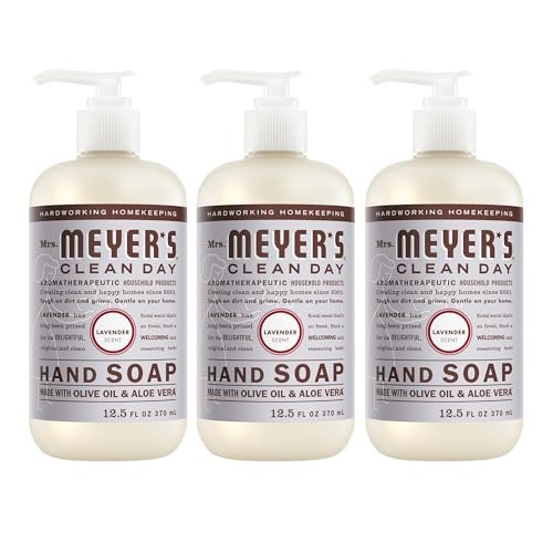 mrs. meyer's clean day hand soap, lavender scent, 12.5 fl oz b...