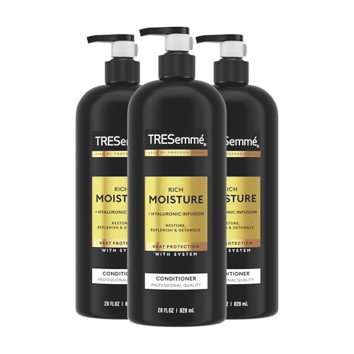 tresemmé moisture rich hydrating conditioner 3 count for dry h...