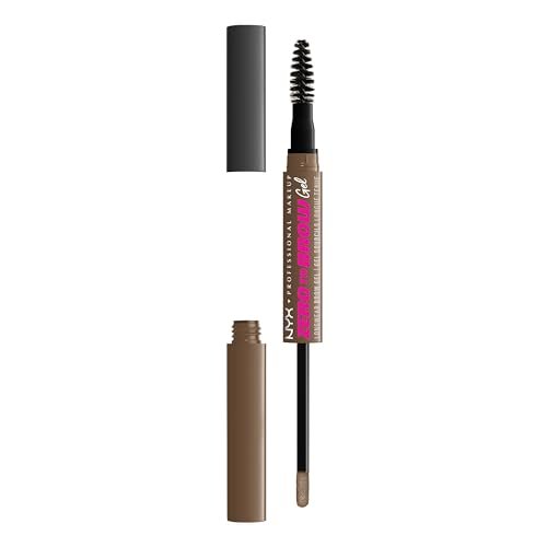 nyx professional makeup zero to brow, longwear eyebrow gel, as...