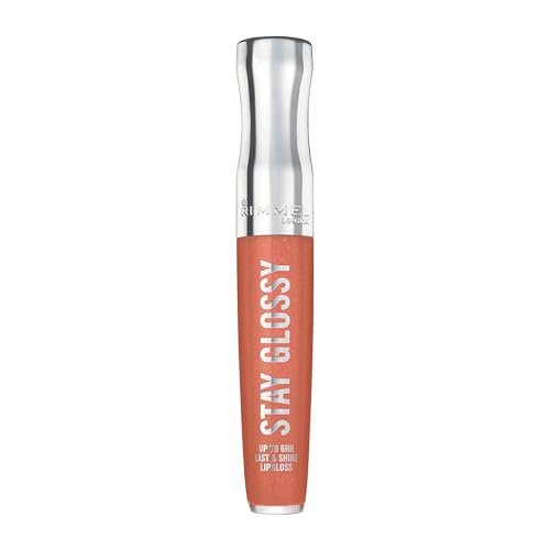 Rimmel London Stay Glossy, 465 Melon-Air, Lip Gloss, Non-Stick... rimmel london stay glossy, 465 melon air, lip gloss, non stick...