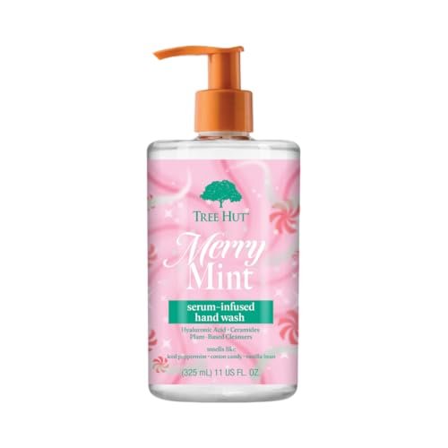 tree hut serum infused hand wash, merry mint, 11 fl oz