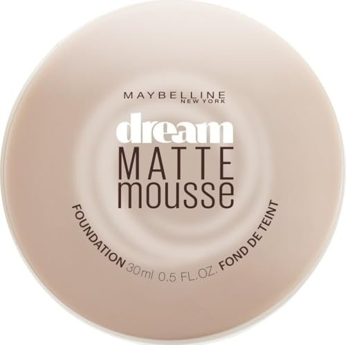 maybelline new york dream matte mousse foundation, caramel, 0....