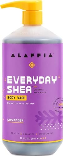 alaffia everyday shea body wash, naturally helps moisturize...