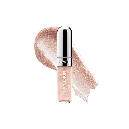 sacheu lip elixir hydrating lip gloss, high shine, tanghulu candy