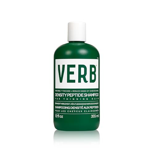 verb density peptide shampoo 12 fl oz visibly thicken + redu...