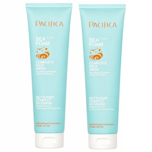 pacifica beauty sea foam complete face wash set, skincare, dai...