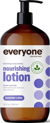 everyone 2 in 1 lotion for hands/body, 32 ounce lavender and a...