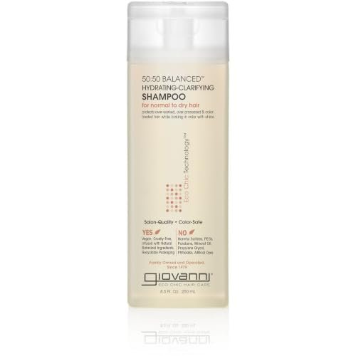 giovanni eco chic 50:50 balanced hydrating clarifying shampoo,...