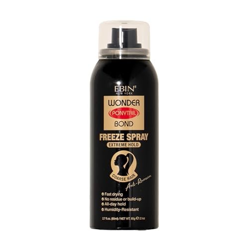 EBIN NEW YORK Wonder Ponytail Bond Freeze Spray Extreme Hold -... ebin new york wonder ponytail bond freeze spray extreme hold ...