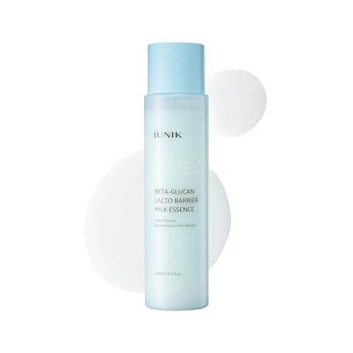 IUNIK Beta-Glucan Barrier Milky Toner Essence - Deep Hydration... iunik beta glucan barrier milky toner essence deep hydration...