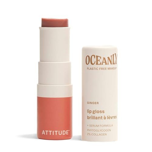 attitude oceanly sheer lip gloss stick, ewg verified, titanium...